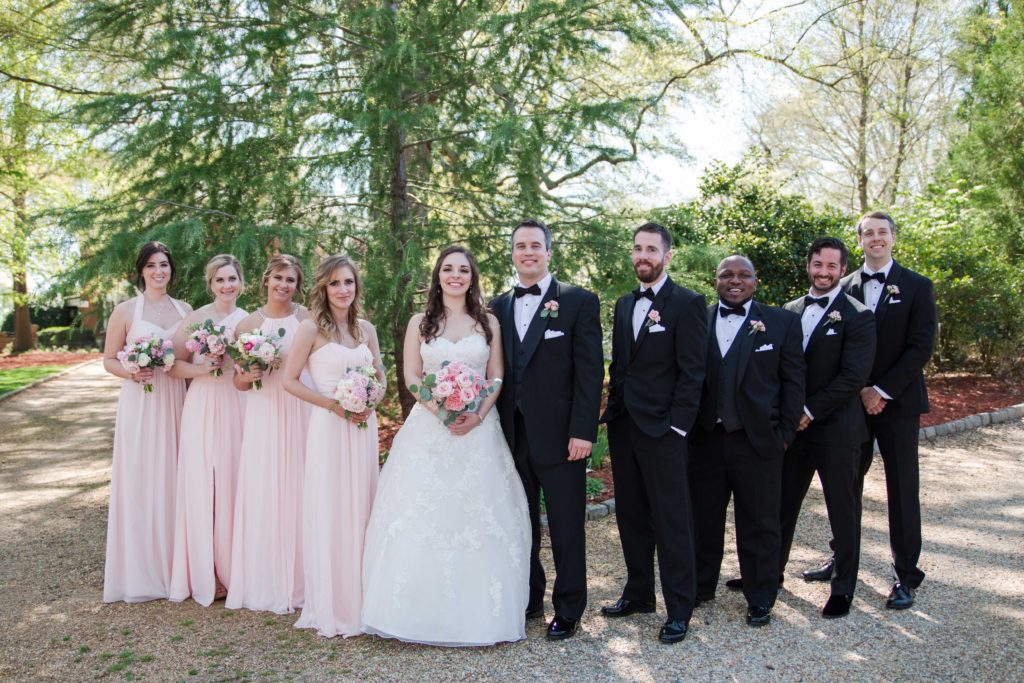 jill blue photography, Bridal gown, floral arrangement, wedding photography, atlanta, photographer, photography, bride, groom, marriage, wedding, kiss, smile, hugs, love, kennesaw, perry, georgia, photos, wedding ring, roses, burlap, lace, Roswell, downtown, blush pink bridesmaid dresses, roses, pink