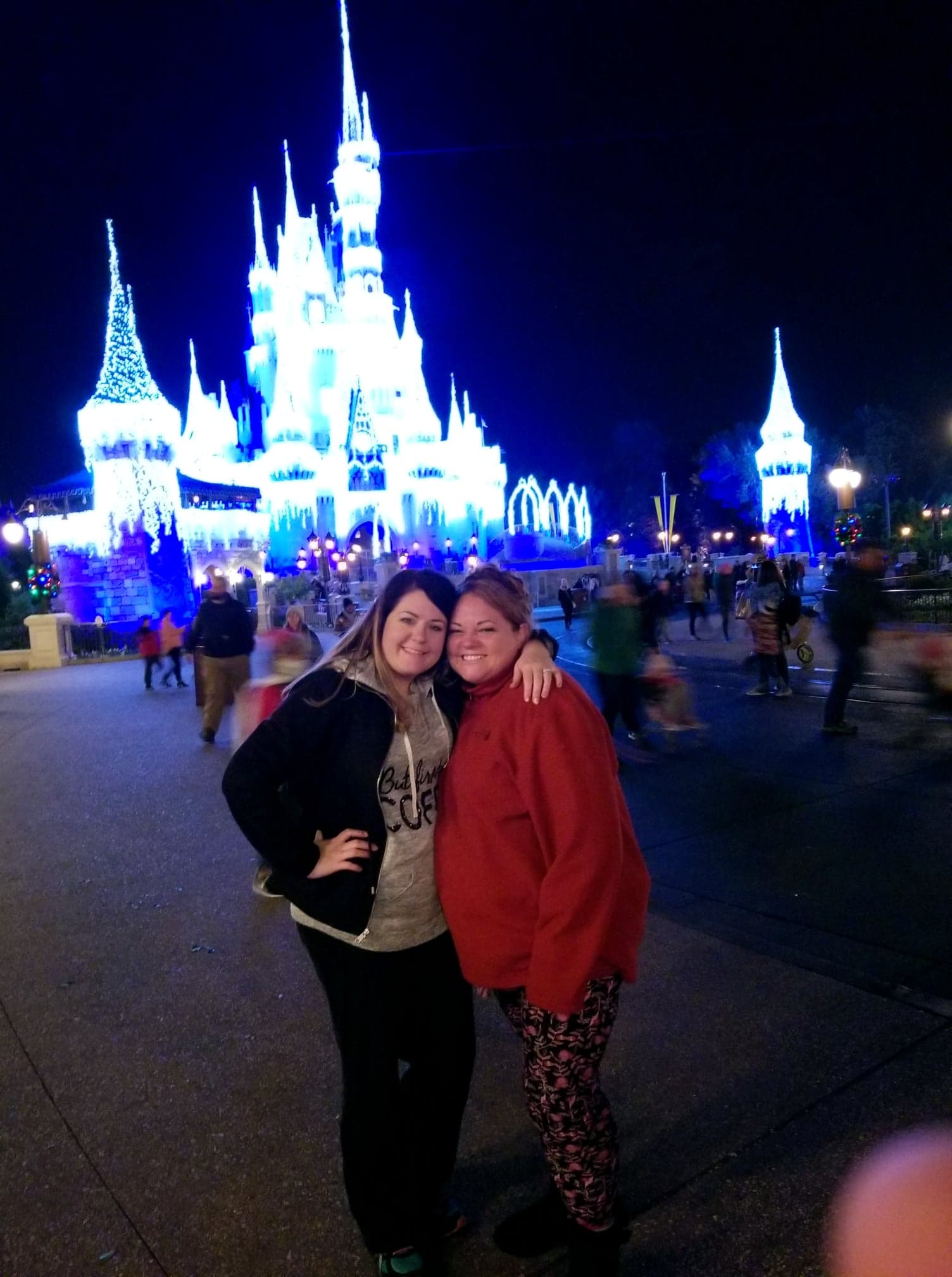 Walt Disney World Magic Kingdom Cinderella's Castle Christmas Decor in Orlando, FL