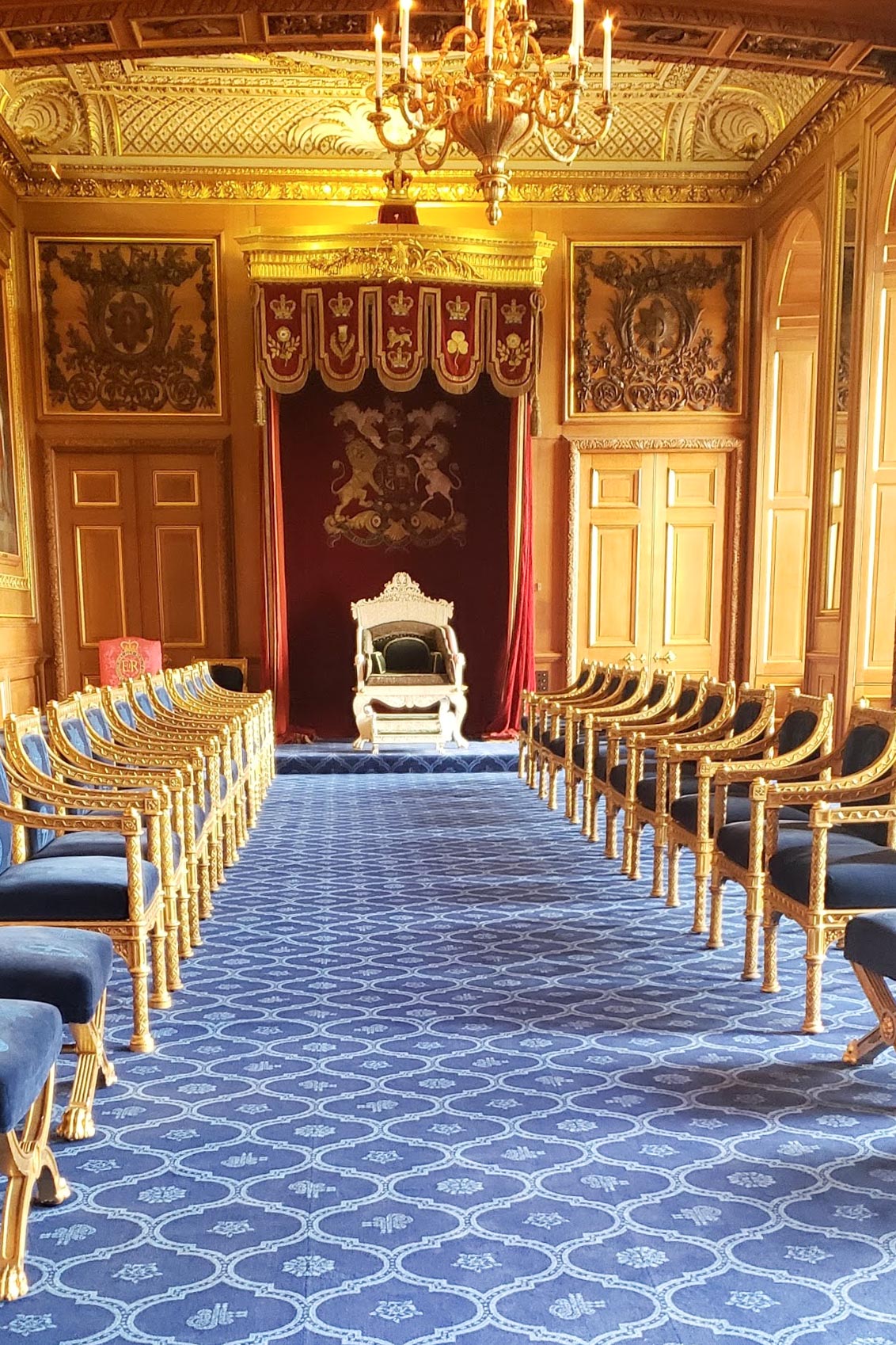 Windsor Castle throne room