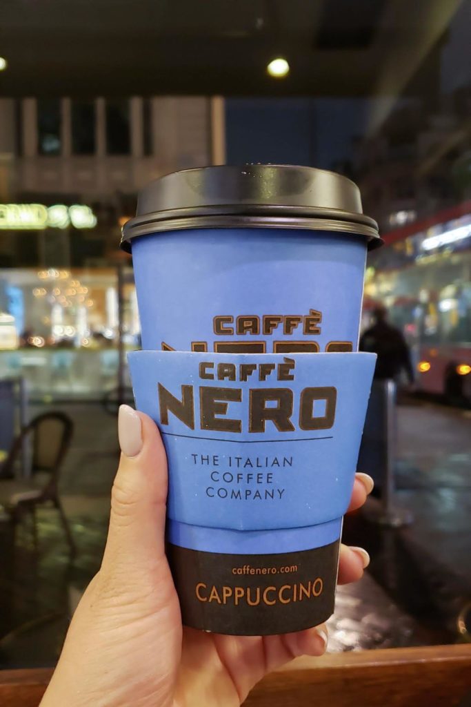 Caffe Nero italian coffee company cup